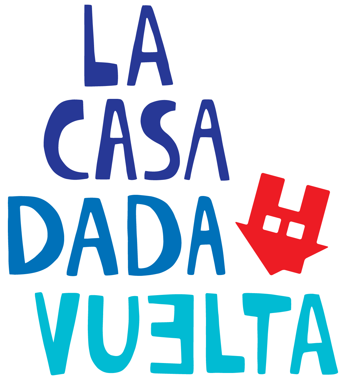 logo para obra de teatro la casa dada vuelta de la lupe